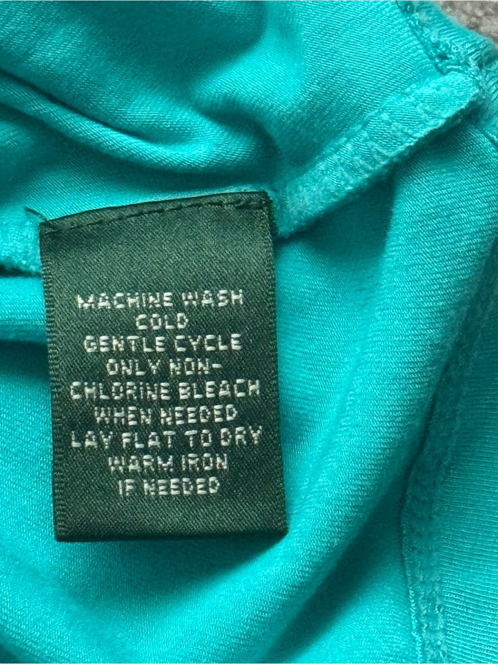Ralph Lauren Teal Surplice Cap-Sleeve Ruched Top - Picture 6 of 7